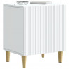 Szafka Nocna 2 pcs Biały 43 x 34,5 x 50 cm Drewno inżynieryjne