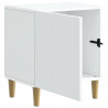 Szafka Nocna 2 pcs Biały 43 x 34,5 x 50 cm Drewno inżynieryjne