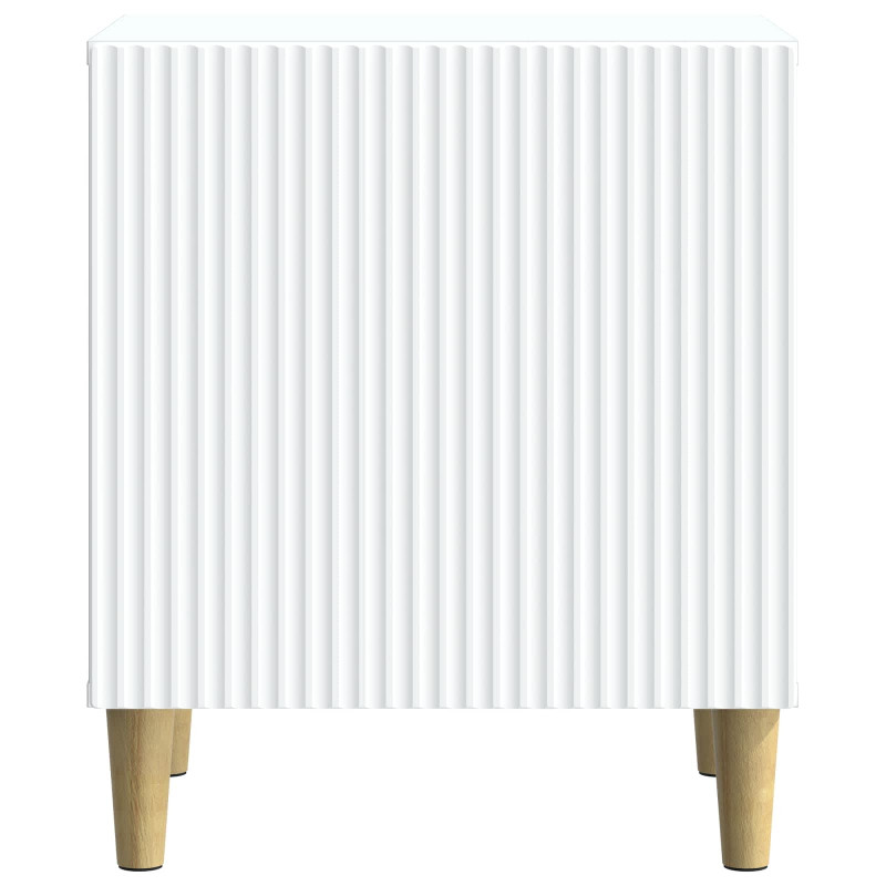 Szafka Nocna 2 pcs Biały 43 x 34,5 x 50 cm Drewno inżynieryjne