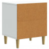 Szafka Nocna 2 pcs Biały 43 x 34,5 x 50 cm Drewno inżynieryjne
