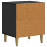 Szafka Nocna 2 pcs Czarny 43 x 34,5 x 50 cm Drewno inżynieryjne