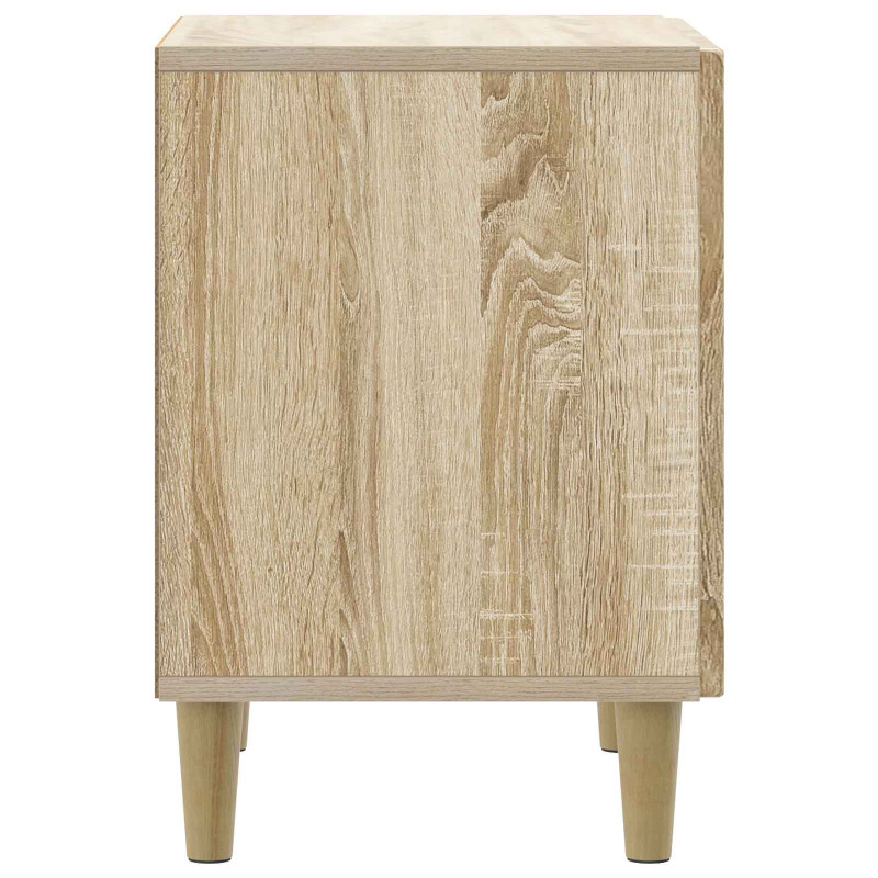 Szafka Nocna dąb Sonoma 43 x 34,5 x 50 cm Drewno inżynieryjne