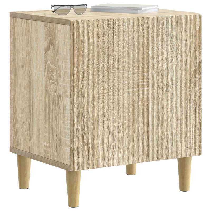Szafka Nocna 2 pcs dąb Sonoma 43 x 34,5 x 50 cm