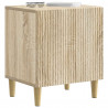 Szafka Nocna 2 pcs dąb Sonoma 43 x 34,5 x 50 cm