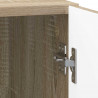 Szafka Nocna 2 pcs dąb Sonoma 43 x 34,5 x 50 cm