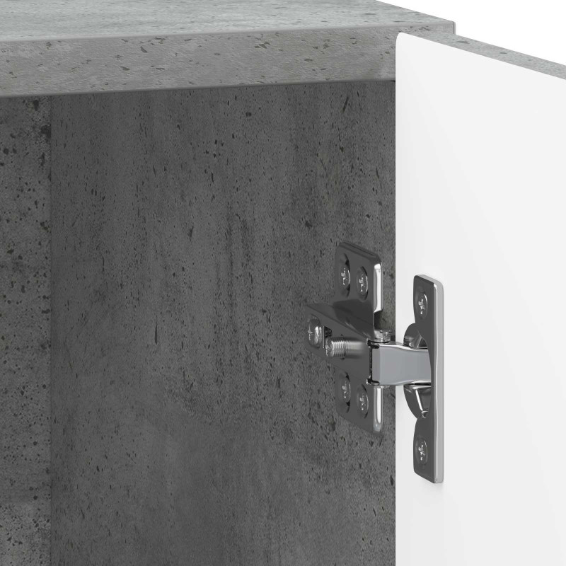 Szafka Nocna 2 pcs Betonowy szary 43 x 34,5 x 50 cm