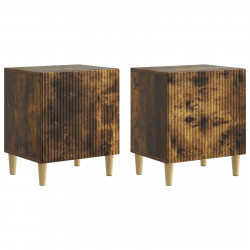 Szafka Nocna 2 pcs Dąb wędzony 43 x 34,5 x 50 cm