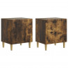Szafka Nocna 2 pcs Dąb wędzony 43 x 34,5 x 50 cm