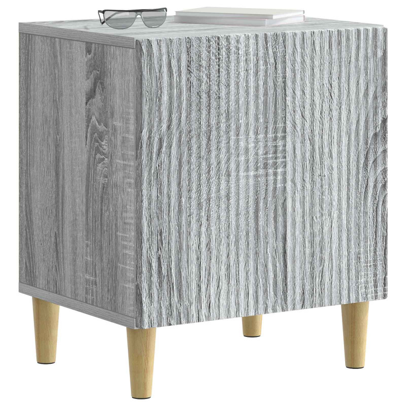 Szafka Nocna Szary Sonoma 43 x 34,5 x 50 cm Drewno inżynieryjne