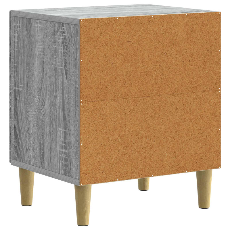 Szafka Nocna Szary Sonoma 43 x 34,5 x 50 cm Drewno inżynieryjne