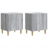 Szafka Nocna 2 pcs Szary Sonoma 43 x 34,5 x 50 cm