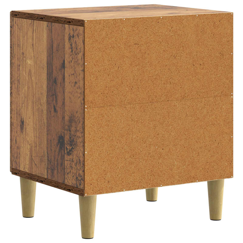 Szafka Nocna 2 pcs Stare drewno 43 x 34,5 x 50 cm