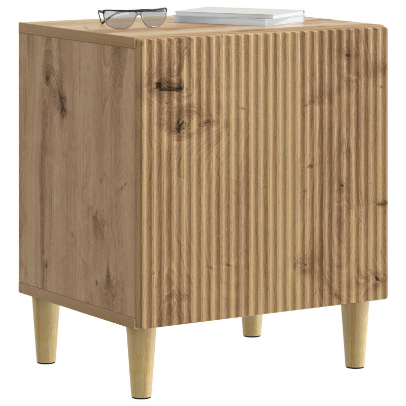 Szafka Nocna 2 pcs Dąb artisan 43 x 34,5 x 50 cm