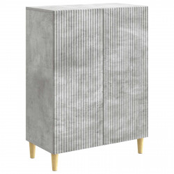 Bufet Betonowy szary 66 x 34,5 x 90 cm Drewno inżynieryjne