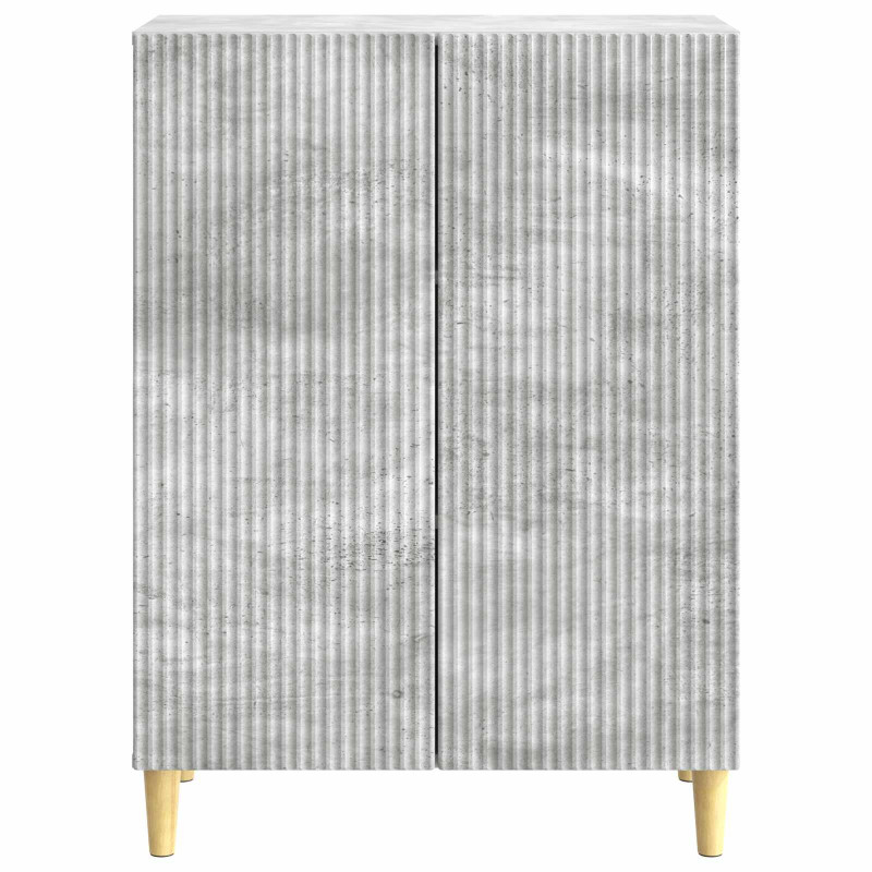 Bufet Betonowy szary 66 x 34,5 x 90 cm Drewno inżynieryjne