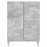 Bufet Betonowy szary 66 x 34,5 x 90 cm Drewno inżynieryjne
