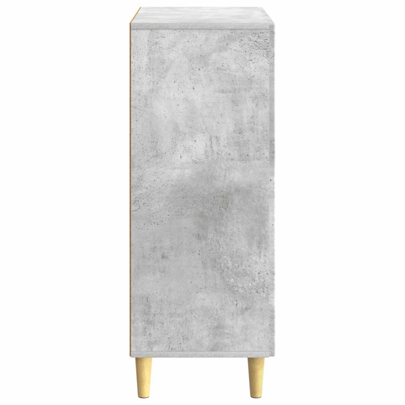 Bufet Betonowy szary 66 x 34,5 x 90 cm Drewno inżynieryjne