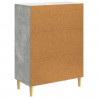 Bufet Betonowy szary 66 x 34,5 x 90 cm Drewno inżynieryjne