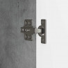 Bufet Betonowy szary 66 x 34,5 x 90 cm Drewno inżynieryjne