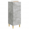 Bufet Betonowy szary 33 x 34,5 x 90 cm Drewno inżynieryjne