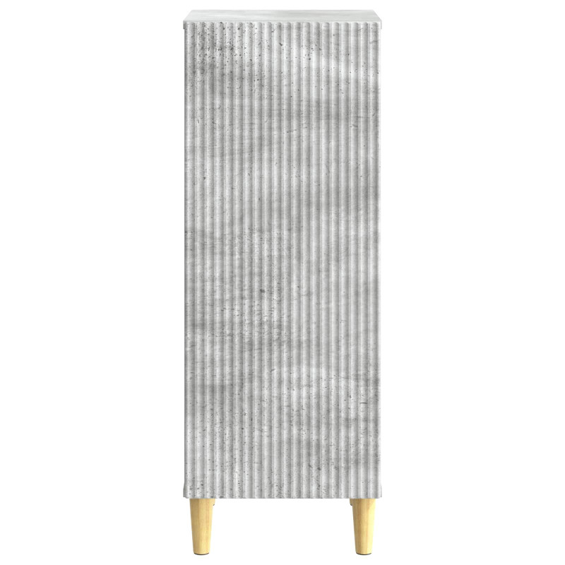 Bufet Betonowy szary 33 x 34,5 x 90 cm Drewno inżynieryjne