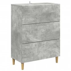 Szafka z Szufladami Betonowy szary 66 x 34,5 x 90 cm