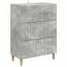 Szafka z Szufladami Betonowy szary 66 x 34,5 x 90 cm