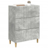 Szafka z Szufladami Betonowy szary 66 x 34,5 x 90 cm