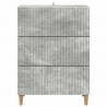 Szafka z Szufladami Betonowy szary 66 x 34,5 x 90 cm