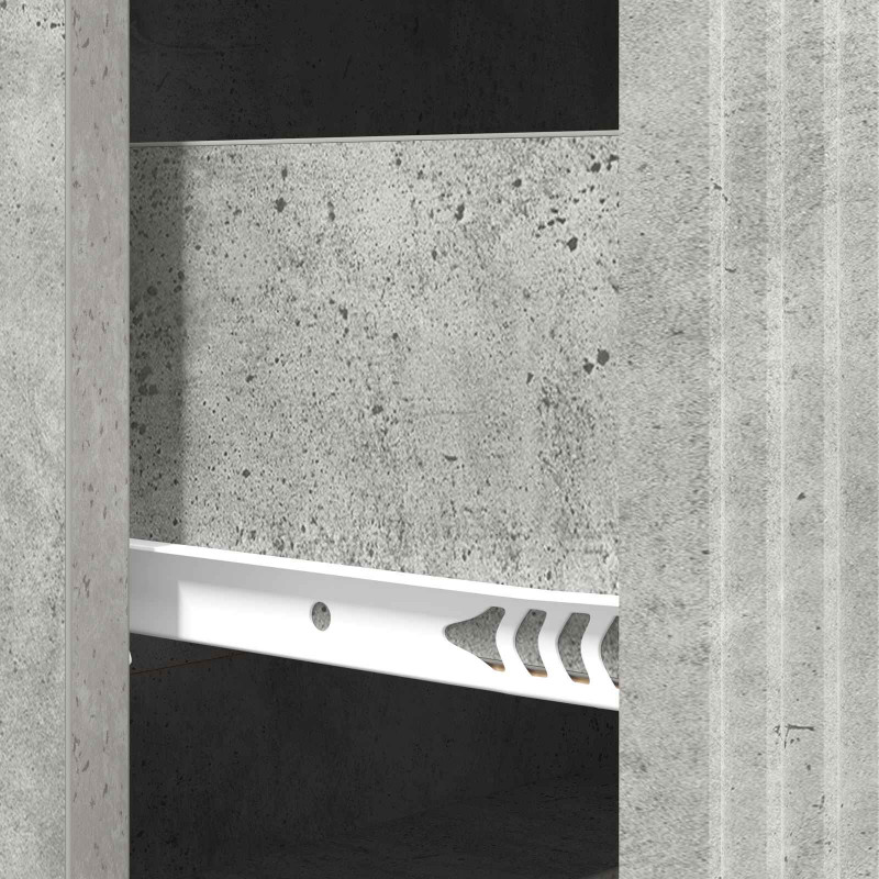 Szafka z Szufladami Betonowy szary 66 x 34,5 x 90 cm