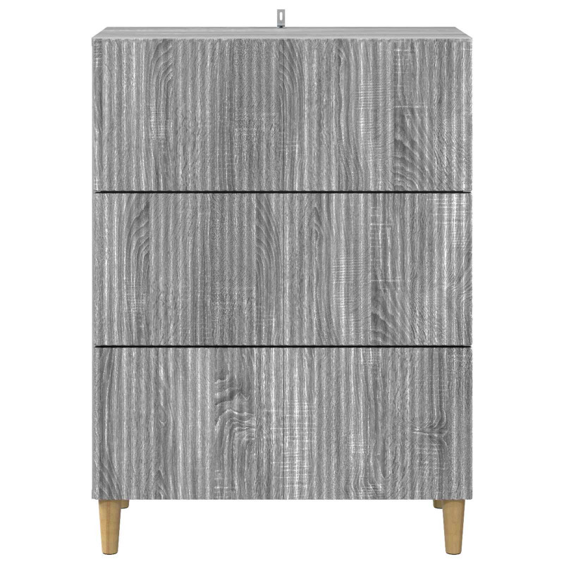 Szafka z Szufladami Szary Sonoma 66 x 34,5 x 90 cm