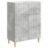 Bufet Betonowy szary 66 x 34,5 x 90 cm Drewno inżynieryjne