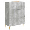 Bufet Betonowy szary 66 x 34,5 x 90 cm Drewno inżynieryjne