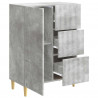 Bufet Betonowy szary 66 x 34,5 x 90 cm Drewno inżynieryjne