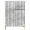 Bufet Betonowy szary 66 x 34,5 x 90 cm Drewno inżynieryjne