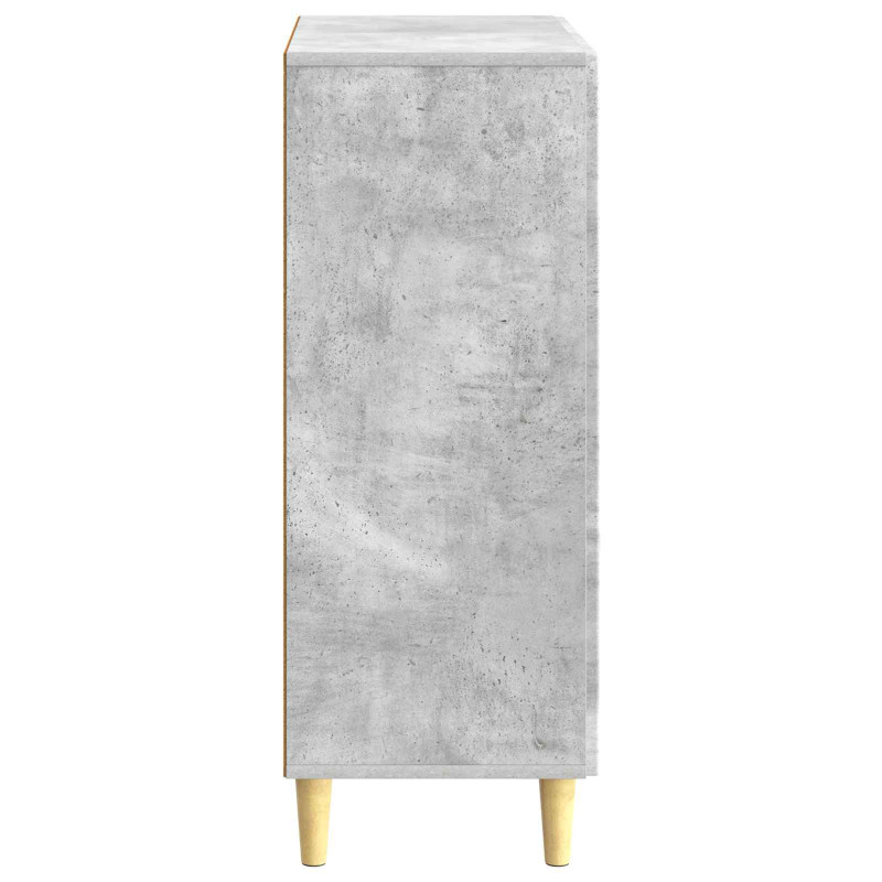 Bufet Betonowy szary 66 x 34,5 x 90 cm Drewno inżynieryjne
