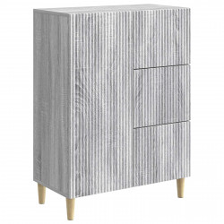 Bufet Szary Sonoma 66 x 34,5 x 90 cm Drewno inżynieryjne