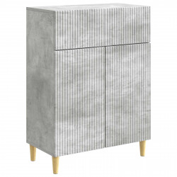 Bufet Betonowy szary 66 x 34,5 x 90 cm Drewno inżynieryjne