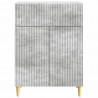 Bufet Betonowy szary 66 x 34,5 x 90 cm Drewno inżynieryjne