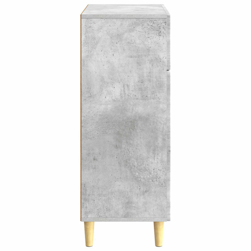 Bufet Betonowy szary 66 x 34,5 x 90 cm Drewno inżynieryjne