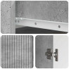 Bufet Betonowy szary 66 x 34,5 x 90 cm Drewno inżynieryjne