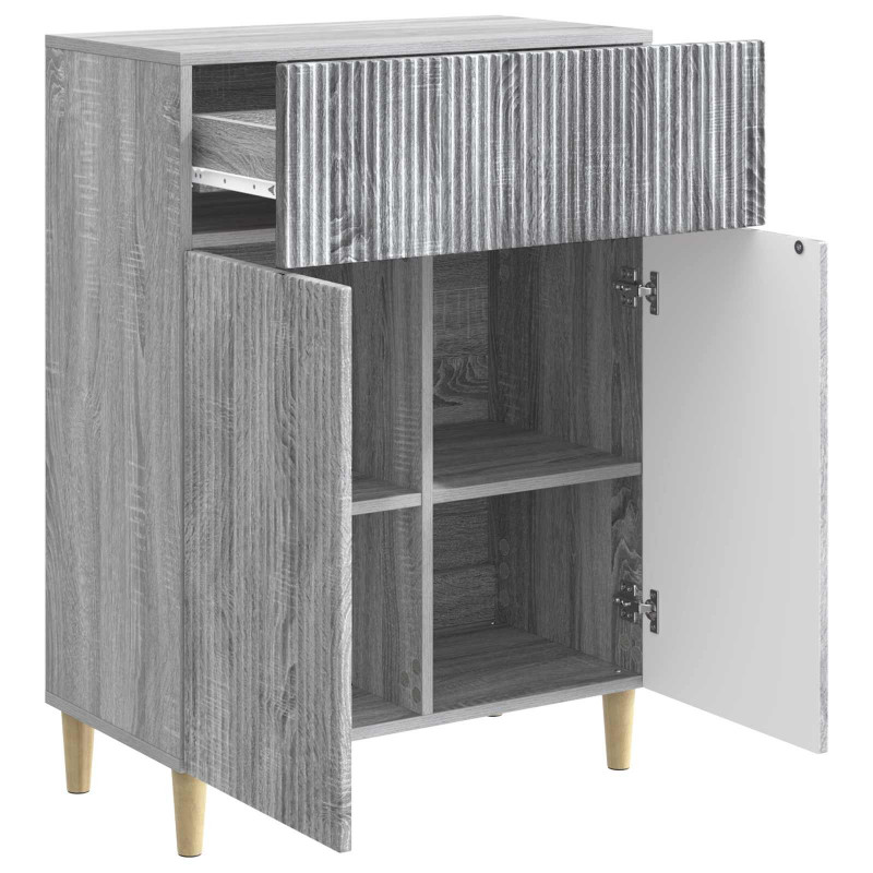 Bufet Szary Sonoma 66 x 34,5 x 90 cm Drewno inżynieryjne