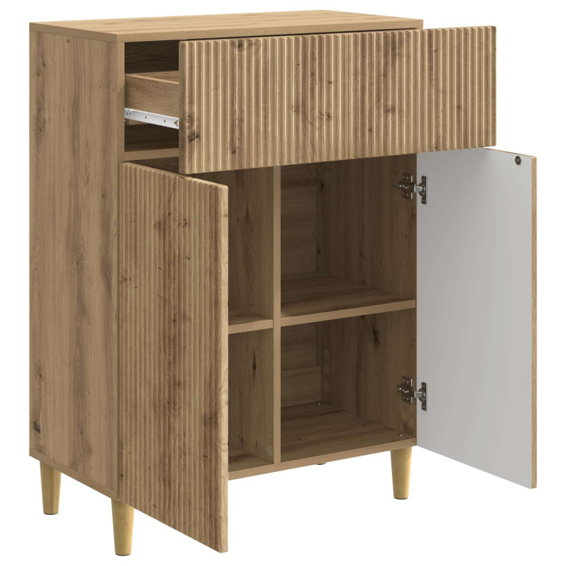 Bufet Dąb artisan 66 x 34,5 x 90 cm Drewno inżynieryjne