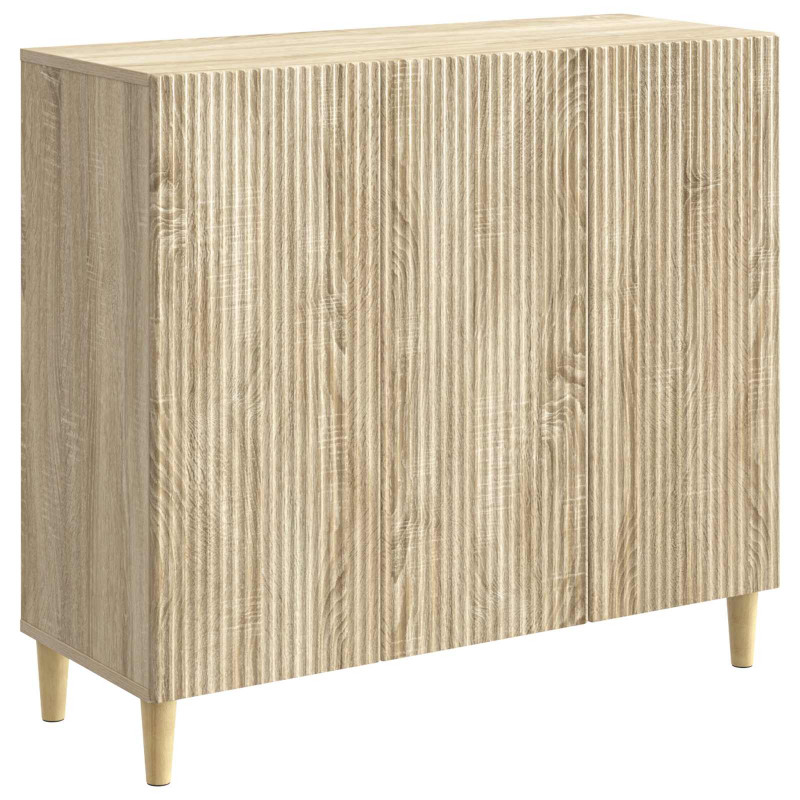 Bufet dąb Sonoma 89 x 34,5 x 80 cm Drewno inżynieryjne