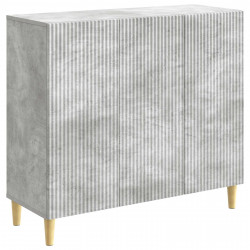 Bufet Betonowy szary 89 x 34,5 x 80 cm Drewno inżynieryjne