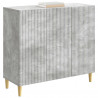 Bufet Betonowy szary 89 x 34,5 x 80 cm Drewno inżynieryjne
