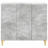 Bufet Betonowy szary 89 x 34,5 x 80 cm Drewno inżynieryjne