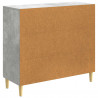 Bufet Betonowy szary 89 x 34,5 x 80 cm Drewno inżynieryjne