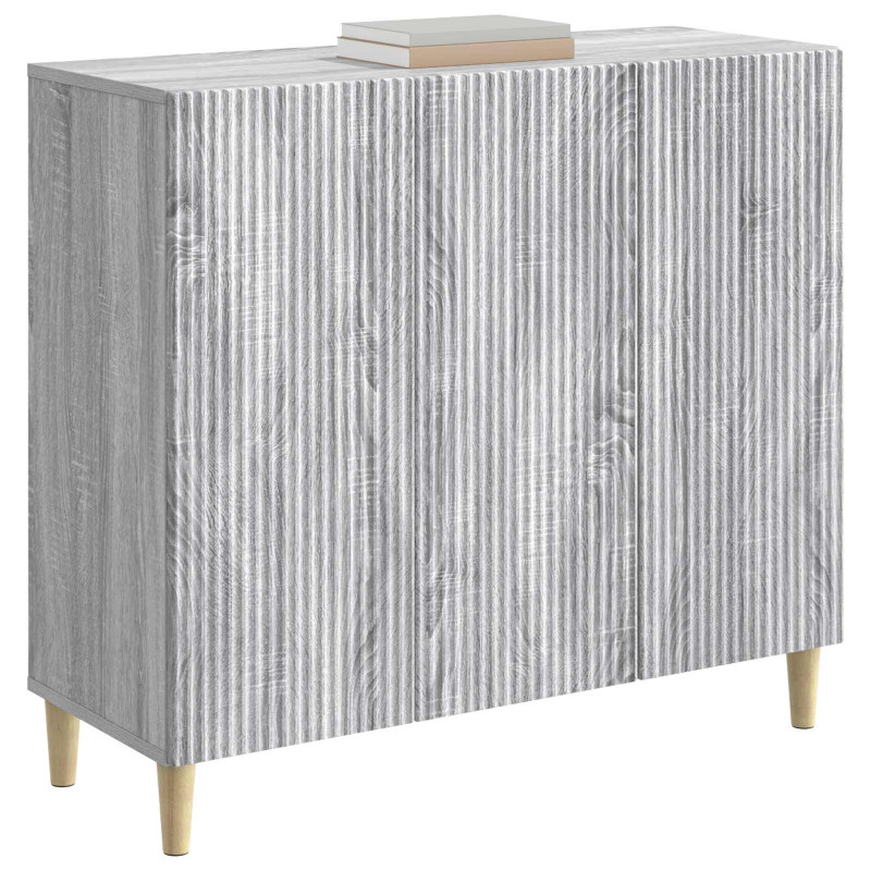 Bufet Szary Sonoma 89 x 34,5 x 80 cm Drewno inżynieryjne