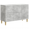 Bufet Betonowy szary 89 x 34,5 x 60 cm Drewno inżynieryjne